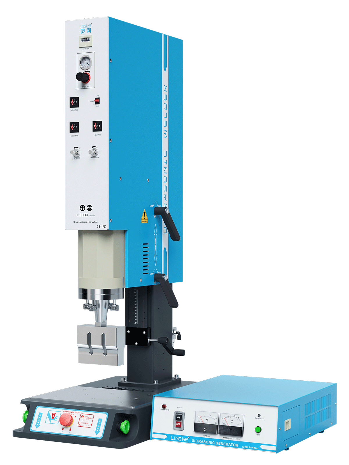 靈科超聲波塑料焊接機(jī) 方立柱 20kHz-2600/3200W L3000 Standard 模擬 靈科超聲波塑料焊接機(jī) 方立柱 20kHz-2600/3200W L3000 Standard 模擬